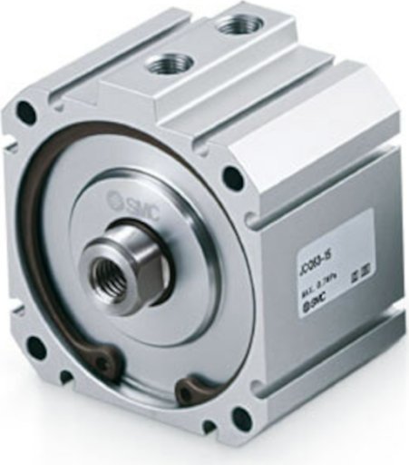 JC(D)Q, Silowniki kompaktowe, dwustronnego dzialania, z jednostronnym tloczyskiem